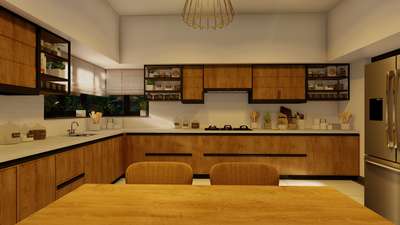 Kitchen, Storage Designs by Architect Ar Jinsan Chacko, Idukki | Kolo