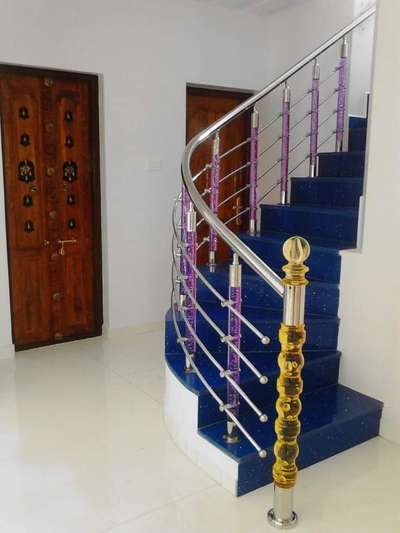 Staircase Designs by Building Supplies Siraj Ayishu, Palakkad | Kolo
