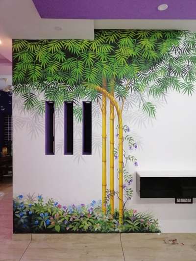 Wall Designs by Painting Works Suresh Suresh g, Alappuzha | Kolo