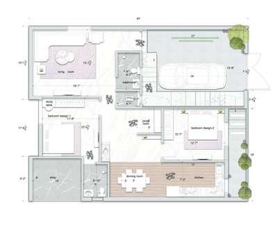 Plans Designs by Interior Designer Prerna Kanyal, Gurugram | Kolo