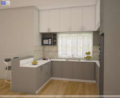 Kitchen, Storage Designs by Interior Designer Malabary  Interior , Malappuram | Kolo