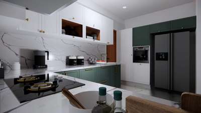Kitchen, Storage Designs by Architect Vastu Design, Gurugram | Kolo