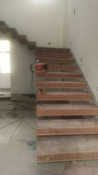 Staircase Designs by Carpenter mansoor padikkal, Malappuram | Kolo