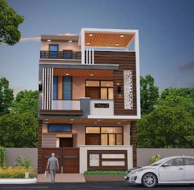 Exterior Designs by Contractor balaji construction company, Jaipur | Kolo