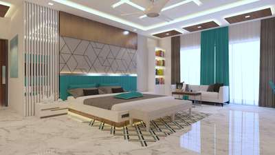Furniture, Lighting, Bedroom, Storage, Wall Designs by Interior Designer sajid Saifi, Delhi | Kolo