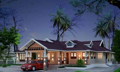 Exterior Designs by Contractor krishnapriya  Kiran, Kannur | Kolo