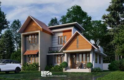 Exterior Designs by Building Supplies Nidheesh M r, Thrissur | Kolo