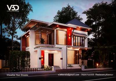 Exterior, Lighting Designs by 3D & CAD VirtualThreeSixtyDesigns Kannur Thalassery, Kannur | Kolo
