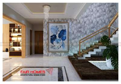 Staircase, Wall, Home Decor, Storage Designs by Interior Designer Fairhomes Architects   Interiors , Ernakulam | Kolo