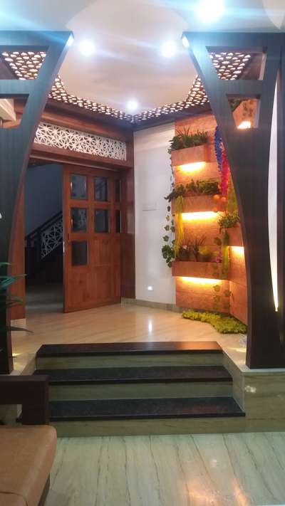 Ceiling, Lighting, Wall Designs by Interior Designer RAJESH  TM, Kozhikode | Kolo