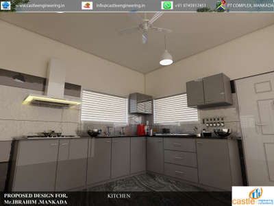 Kitchen, Storage Designs by Civil Engineer Castle   Engineering Consultancy , Malappuram | Kolo
