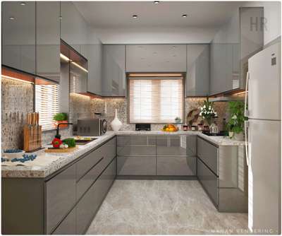 Kitchen, Storage Designs by 3D & CAD Hanan p p, Kozhikode | Kolo