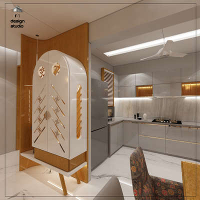 Lighting, Kitchen, Storage Designs by Interior Designer Id Yogi Jangid, Jaipur | Kolo