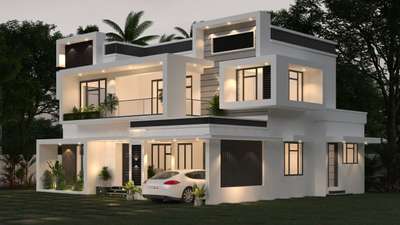 Exterior, Lighting Designs by 3D & CAD Rinson Mapid, Ernakulam | Kolo