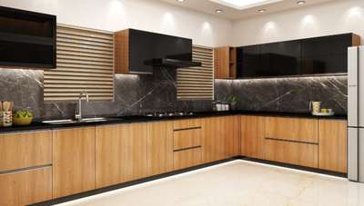 Kitchen, Lighting, Storage Designs by Civil Engineer savio sony, Thrissur | Kolo