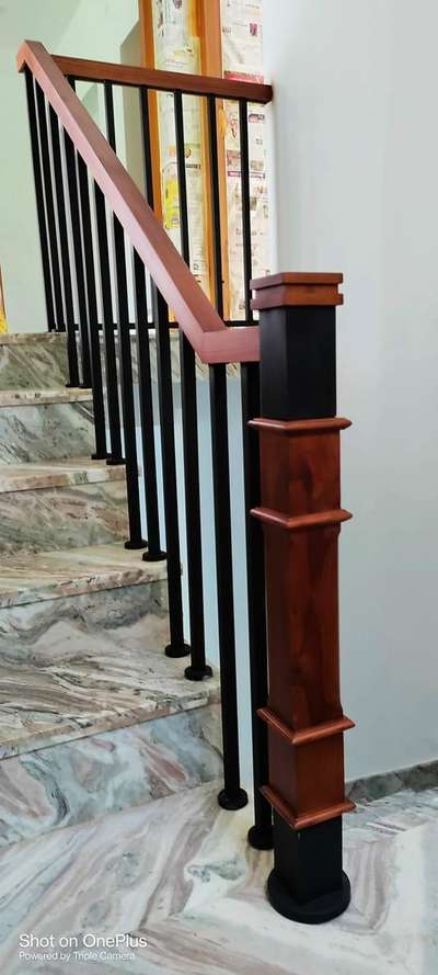 Staircase Designs by Carpenter Midhun  7907070941, Kollam | Kolo