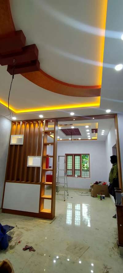 Ceiling, Lighting, Storage Designs by Interior Designer Nithin C, Kozhikode | Kolo