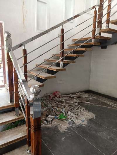 Staircase Designs by Building Supplies Anish peniel, Kollam | Kolo