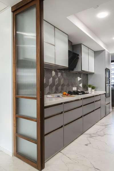 Kitchen, Lighting, Storage Designs by Carpenter Asif  woodwork solutions , Noida | Kolo