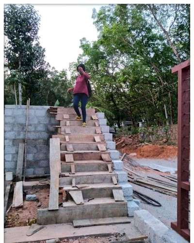 Staircase Designs by Contractor shameer Thajudheen, Kollam | Kolo