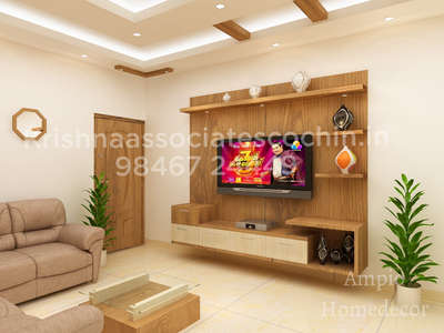 Living, Wall, Furniture, Home Decor Designs by Interior Designer unni Krishnan, Ernakulam | Kolo