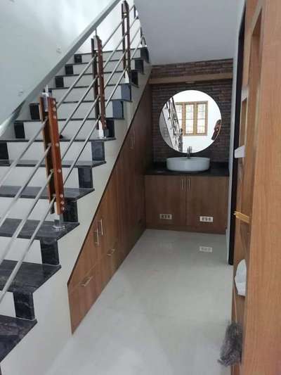 Staircase Designs by Interior Designer Kerala modular kitchen and interior, Alappuzha | Kolo