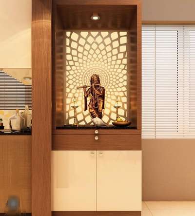 Prayer Room, Storage, Lighting Designs by Interior Designer RAJESH  TM, Kozhikode | Kolo