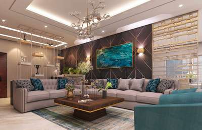 Lighting, Living, Furniture, Table, Storage Designs by Interior Designer visual line interio, Faridabad | Kolo