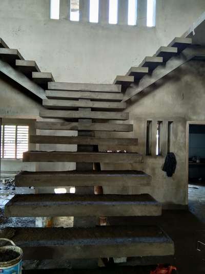 Staircase Designs by Contractor Sminesh Alisha, Malappuram | Kolo