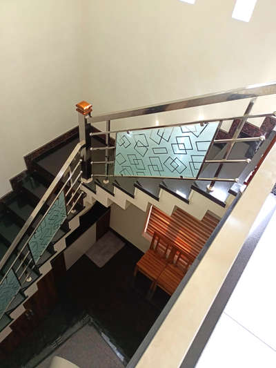 Staircase Designs by Interior Designer Uwais Aliparambil, Malappuram | Kolo