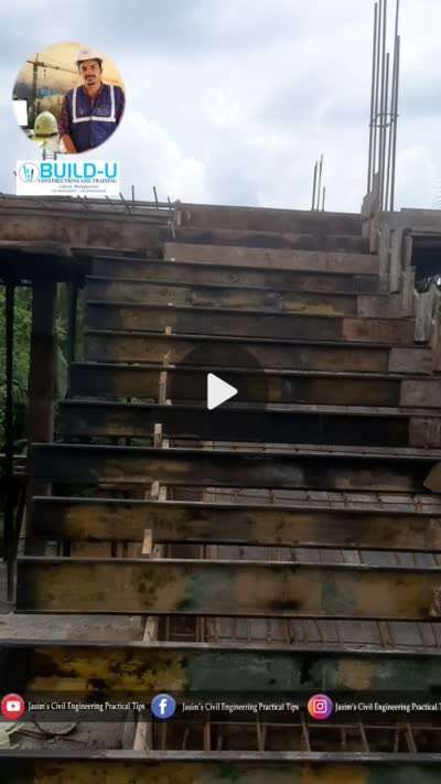 Staircase Designs by Civil Engineer Jasim Anamangadan, Malappuram | Kolo