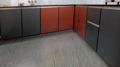 Kitchen, Storage, Flooring Designs by Interior Designer BASIL  KV, Ernakulam | Kolo