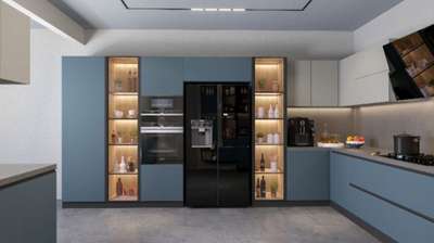 Lighting, Kitchen, Storage Designs by 3D & CAD ➳✿࿐𝕽𝖔𝖘𝖍𝖓𝖎   sharma, Panipat | Kolo