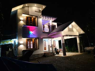 Exterior, Lighting Designs by Civil Engineer jibu km, Pathanamthitta | Kolo