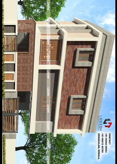 Exterior Designs by Contractor Legion Builders and Interiors LLP, Ernakulam | Kolo