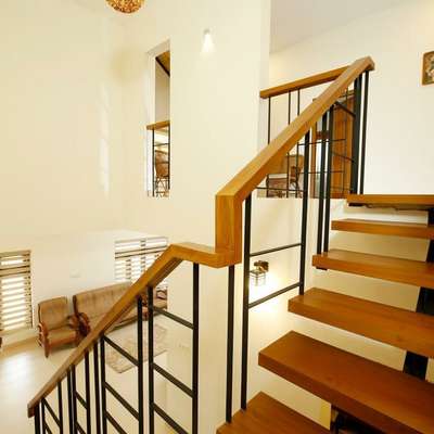 Staircase Designs by Fabrication & Welding Thaju Dheen, Malappuram | Kolo