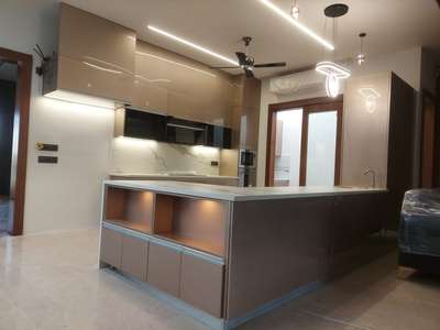 Ceiling, Kitchen, Lighting, Storage Designs by Fabrication & Welding Triooo  kitchen , Panipat | Kolo