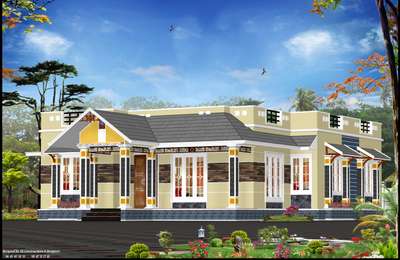 Exterior Designs by 3D & CAD Sujith Hoodibabaa Dasan , Thrissur | Kolo