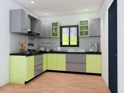 Kitchen, Storage, Window Designs by Flooring Raj Choudhary, Pali | Kolo