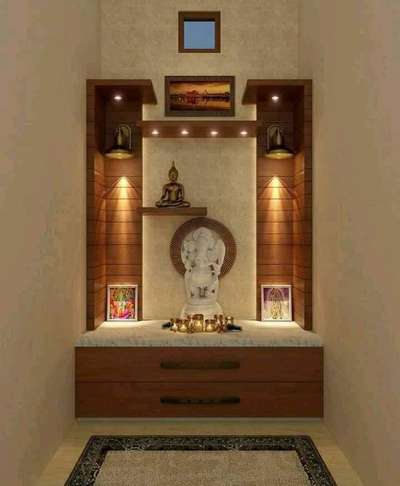 Prayer Room Designs by Carpenter deepu divakaran, Idukki | Kolo