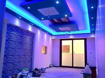 Ceiling, Lighting Designs by Carpenter Shihabudheen Pp, Wayanad | Kolo