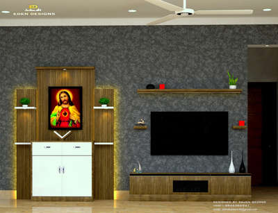 Prayer Room, Storage, Living Designs by 3D & CAD EDEN DESINGS, Kottayam | Kolo
