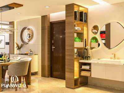 Dining, Furniture, Table, Storage, Lighting Designs by Interior Designer Interior  Visualizing , Malappuram | Kolo