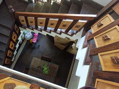 Staircase Designs by Contractor സൈനു സൈനുദീൻ, Wayanad | Kolo