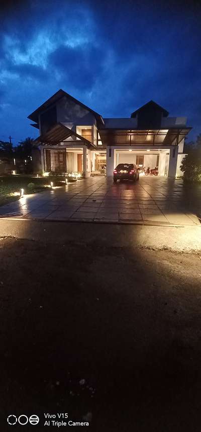 Exterior, Lighting Designs by Plumber Abdulali Barami, Malappuram | Kolo