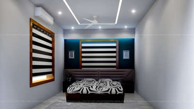 Ceiling, Lighting, Furniture, Storage, Bedroom Designs by Architect Haris Mohammed, Kasaragod | Kolo