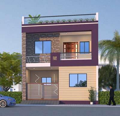 Exterior Designs by Civil Engineer Kuldeep  bagana , Dewas | Kolo