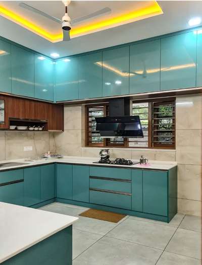 Kitchen, Lighting, Storage Designs by Interior Designer Anwar samad, Ernakulam | Kolo