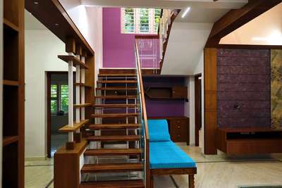 Staircase, Furniture Designs by Carpenter Dileep kumar, Palakkad | Kolo