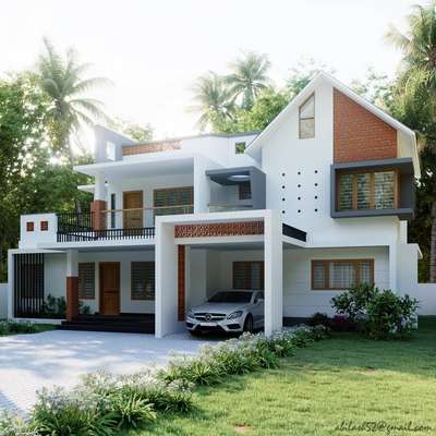 Exterior Designs by Civil Engineer Maheendran kp, Kottayam | Kolo